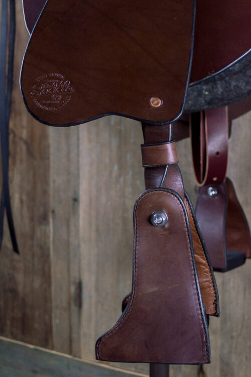 Leather Covered Endurance Stirrups