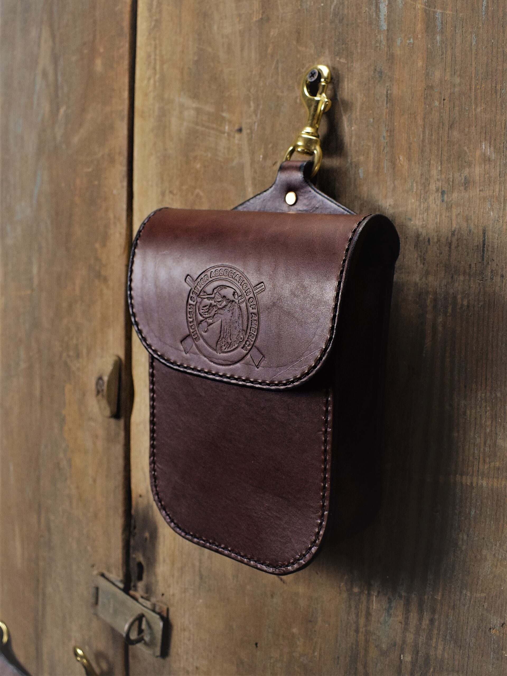 Custom Improved Small Single Saddle Bag handcrafted by The Saddle Guy