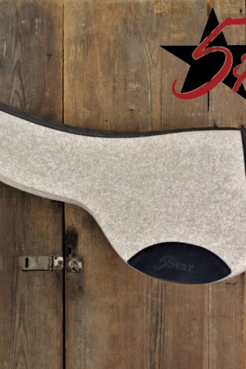 Trooper Cut Felt Saddle Pad by 5 Star Equine