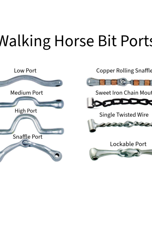Walking Horse Bit Ports